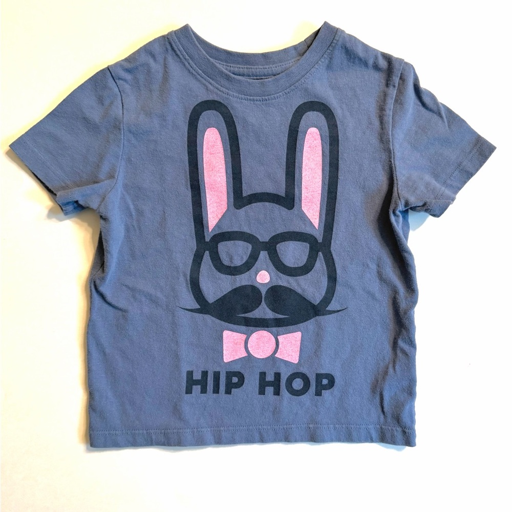 GAP Blue and Pink Hip Hop Bunny Tee